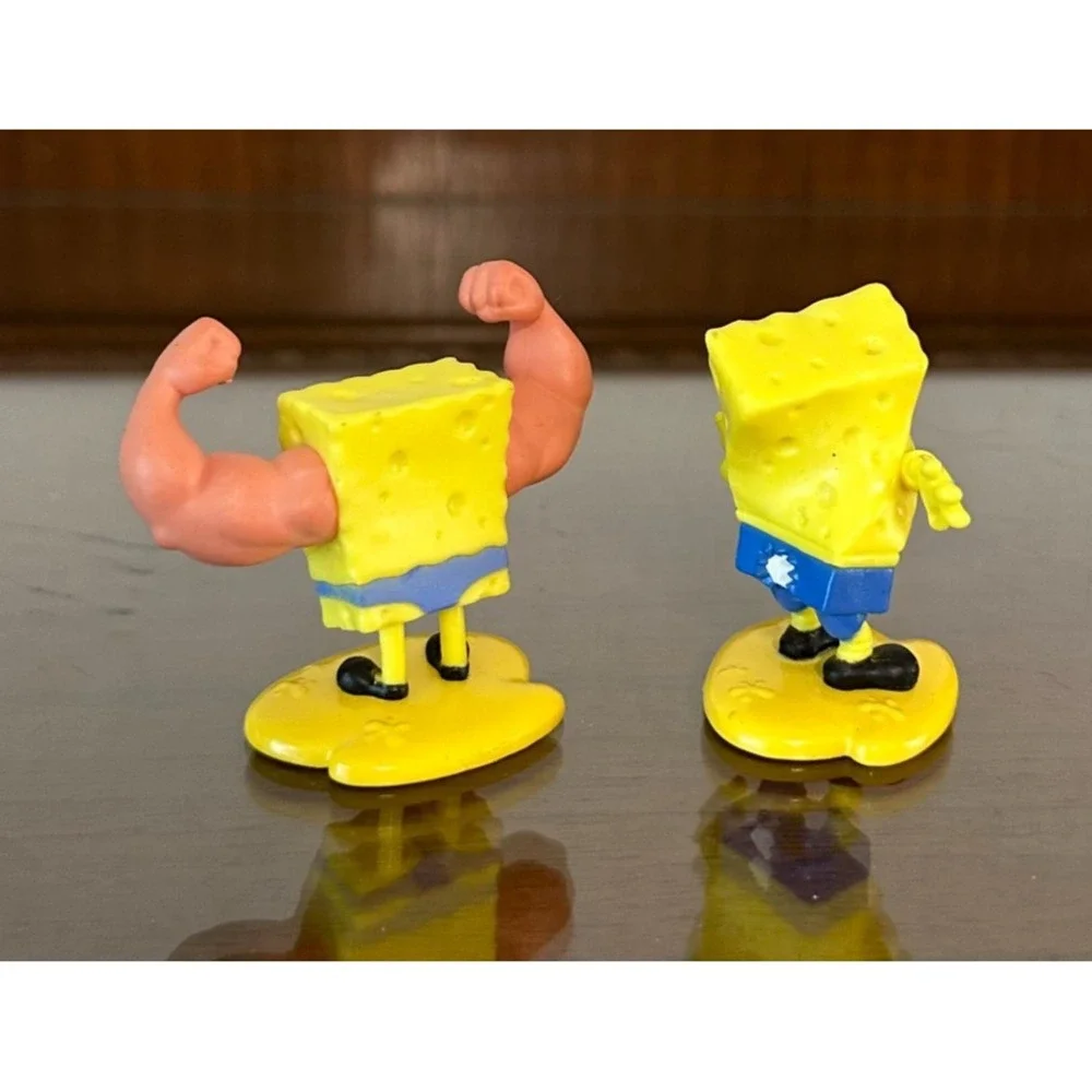 Lot of 2 Spongebob Squarepants Figures‎ Figurines Toys Cake Toppers